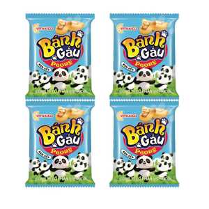 Galletas de Leche con Crema de Peonía 25g, Galletas Crujientes con Forma de Oso con Relleno Cremoso de Leche y Sabor Dulce, Mejor Precio - Product Image 4