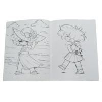 Échantillon gratuit de livres de coloriage personnalisés bon marché et impression de livres de coloriage Licorne Crayon pour les enfants
