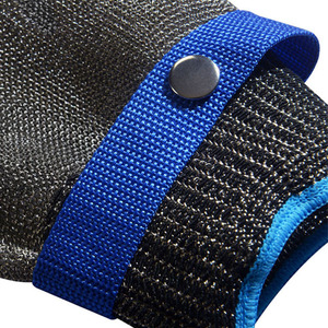 Guantes de Alambre Resistentes a Cortes QL Nivel 5 de Acero Inoxidable para Trabajos de Construcción - Product Image 3