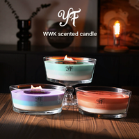 Lilin Aromaterapi Berbentuk Perahu dari Lilin Kedelai dengan Set Hadiah Bunga Segar untuk Pernikahan & Liburan