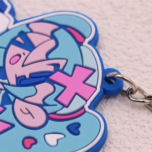 Llavero de Silicona y PVC Personalizado con Diseño de Personajes de Dibujos Animados en 2D y 3D, Llavero de Goma, Artesanía en Plástico, Llavero de Goma Personalizado - Product Image 4