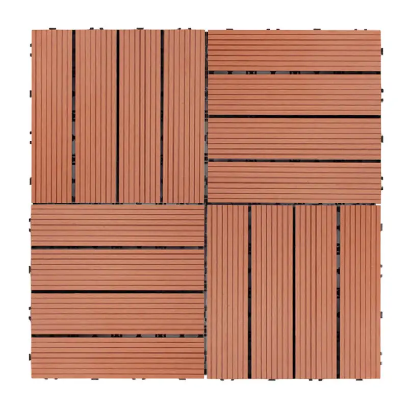 Factory wholesale outdoor wood deck wpc balcony flooring interlocking