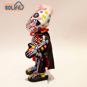 Poupées fantômes pour décoration d'halloween, jouet en peluche électrique avec poupées mobiles et chantantes pour enfants, offre spéciale - Product Image 2