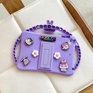 น่ารัก quncle เคสแท็บเล็ตซิลิโคนรูปกระต่ายแมวสำหรับ iPad Air Pro 10 Gen 6 10. 9นิ้วที่ยึดฝาครอบรูปโบว์2025 DIY โชคดี - Product Image 1