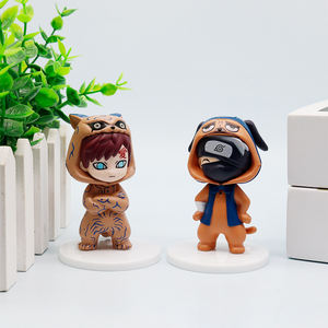 Japon Anime Sevimli Çizgi Film Ninja Aksiyon Figürü 3D Oyuncak Bebekler Toptan Araba Süsü Aksiyon Figürleri Seti Aksesuarları Hediyeler - Product Image 5