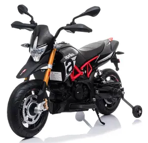 Usine en gros chaude modèle enfants vélo APRILIA sous licence ride sur moto électrique pour les enfants à conduire