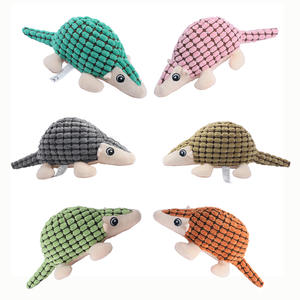 Nuovo arrivo 9-colore pangolino cigoloso giocattolo da masticare per cani morbido peluche Pet Pet con rumore <span class=keywords><strong>Maker</strong></span> - Product Image 5