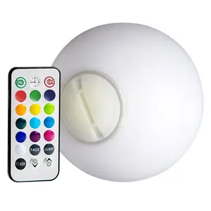 Drop Shipping Led Ball 8cm Diameter Multi Color Waterproof Pool Table LED Orb Light Led Night Light