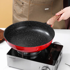 <span class=keywords><strong>Olla</strong></span> para Sopa Poco Profunda de Aluminio de 28 cm con Revestimiento de Esmalte Cerámico Antiadherente, Producción Rápida para Cocina, para Preparar Caldos y Sopas - Product Image 5