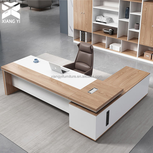 Cheap Price Luxury L Shape Ceo boss Executive Office Desk Office Traditional Furniture Desk for Office Building Office Furniture - Product Image 2