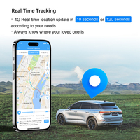 Mini Rastreador GPS LBS WiFi 4G con Aplicación IOS y Imán de Mano para Rastreo de Automóviles/Vehículos, Posicionamiento GSM