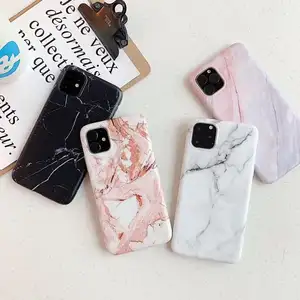 Luxury Matte Marble Phone Cases For iphone 11 pro max Cover Slim Soft TPU For iphone 11 pro XR XS MAX Glitter Case Coque