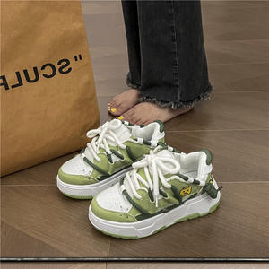 时尚轻便漂亮透气穿运动厚底运动鞋厚底鞋休闲情侣运动步行鞋 - Product Image 2