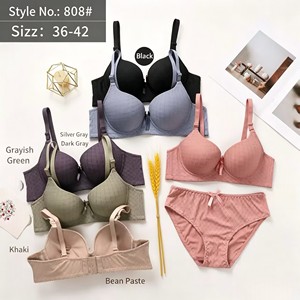 Ensemble de lingerie confortable pour femme ZF003 à soutien-gorge à armatures et <span class=keywords><strong>culotte</strong></span> assortie, vente en gros à 2,35 $ - Meilleure vente - Product Image 2