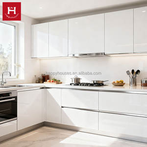 HAPPY HOUSES Ensemble de <span class=keywords><strong>cuisine</strong></span> sur mesure à 2999 $ Conception de <span class=keywords><strong>cuisine</strong></span> bon marché Armoires en bois Panneaux de porte de <span class=keywords><strong>cuisine</strong></span> Petit gris brillant Fournisseur d'armoires de <span class=keywords><strong>cuisine</strong></span> - Product Image 1