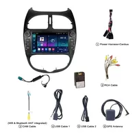 Radio de Coche Android 2 Din para Peugeot 206 206CC 206SW 2000 - 2008, Reproductor Multimedia de 7 Pulgadas con Carplay, Estéreo Autoradio y Navegación GPS