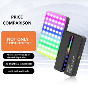 Panneau Lumineux Vidéo LED RGB Portable <span class=keywords><strong>pour</strong></span> Téléphone Appareil Photo & <span class=keywords><strong>TikTok</strong></span> <span class=keywords><strong>Lampe</strong></span> de Poche Améliorée avec Éclairage d'Appoint <span class=keywords><strong>pour</strong></span> la Photographie et les Selfies - Product Image 3