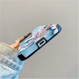 Custodia per cellulare in pelle artificiale TPU con stampa di fiori, farfalle bianche e rosa per <span class=keywords><strong>iPhone</strong></span> X, XR, 11, 12, <span class=keywords><strong>13</strong></span>, 14, 15, 16, 17, 18 Pro Max - Product Image 6