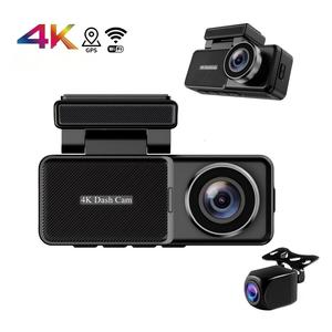 กล้องติดรถยนต์ 4K รุ่นใหม่ หน้าจอ 3.2 นิ้ว เลนส์คู่หน้า-หลัง มองเห็นในเวลากลางคืน พร้อม WiFi บันทึกภาพการขับขี่ จัดจำหน่ายโดยโรงงาน - Product Image 1