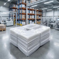 Sacs PE à fermeture autocollante pour l'emballage de vêtements, haute transparence, sur pochette refermable personnalisée pour l'expédition