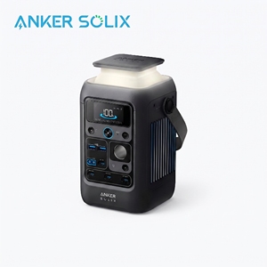 Anker SOLIX C300X สถานีไฟฟ้าพกพา DC 300W แบตเตอรี่ 288Wh แผงโซลาร์เซลล์ 60W ช่องเสียบรถยนต์ 120W ช่อง USB-C 140W สำหรับการเดินทางด้วยรถบ้าน - Product Image 1