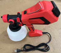 120V 230V 1200ml 650W ménage HVLP Airless sans fil électrique peinture pistolet bricolage avec aiguille de nettoyage maison mur voiture peinture