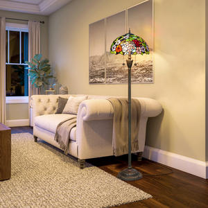 Lampe sur pied en verre APCITL avec verre APCITL en finition bronze valiant - Product Image 1