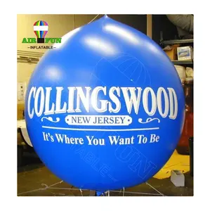 Airfun balões infláveis de 2,5m de Diâmetro para venda, bola de ar grande com impressão de logotipo