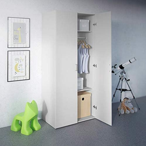 BALOM Hot Home Furniture <strong>Cheap</strong> Modern <strong>White</strong> Matte Bedroom Cupboard <strong>Wardrobe</strong> - Product Image 2