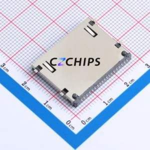SD-403-ACP19 SD Card / Memory Card Connector SMD Connector Plug-In Type Standard SD Card Card Holder 3mm - Product Image 2