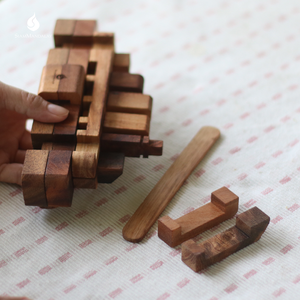 Rompecabezas de Barco 3D de Madera, 16 Piezas, Ensamblaje Náutico, Juego Educativo para Niños y Adultos - Product Image 1