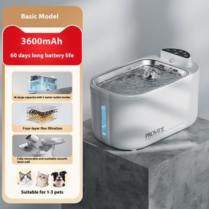 Tempat Makan Hewan Peliharaan Otomatis Kapasitas Besar, Dispenser Air Kucing Anjing, Ramah Lingkungan, Mangkuk Air Anjing dari Plastik dan Baja Anti Karat - Product Image 6