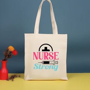 Canvas Tote <b>Bags</b> Shopping <b>Bag</b> Shoulder <b>Bag</b> Gift <b>for</b> Women <b>Nurses</b> Supplies with Inner Pocket Multi Purpose Organizer - Product Image 2