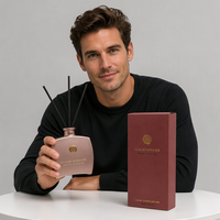Coffret Cadeau Diffuseur de Luxe Sans BPA Écologique Fait Main Sans Alcool Huile Aromatique Longue Durée Parfum d'Ambiance Maison