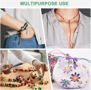 Cordón de Algodón Encerado Trenzado de 2 mm, 80 Metros, Hilo de Algodón Encerado para Etiquetas de Ropa, Manualidades y Bricolaje - Product Image 5