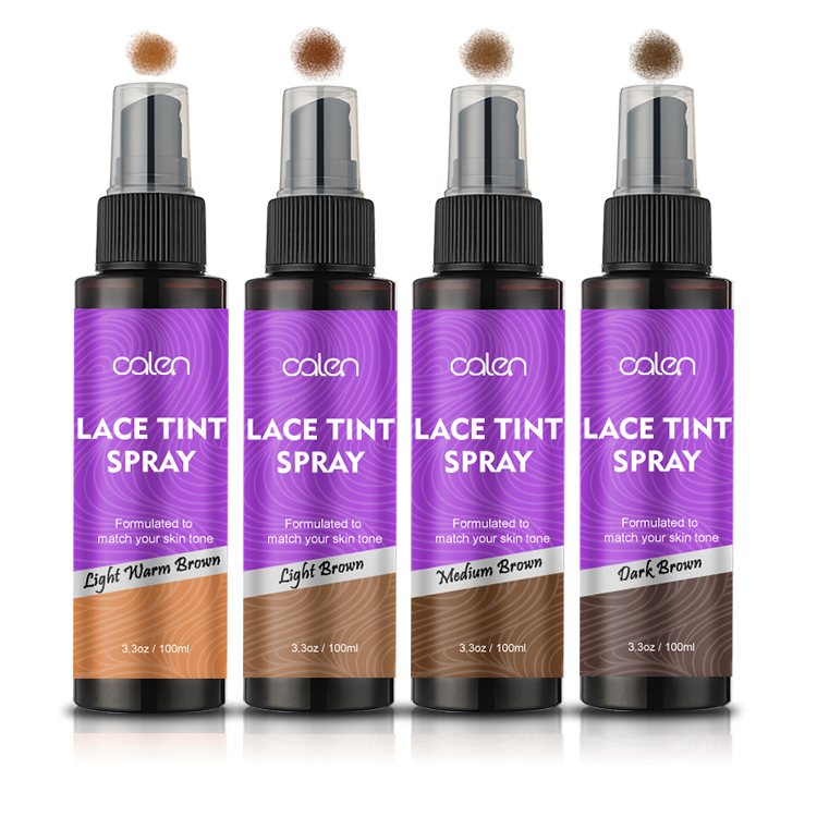 Фирменная торговая марка светло-теплый коричневый темный для парика на шнуровке спрей для фронтального парика на шнуровке 100 мл