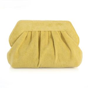 Woman Fashion Terry Clutch Evening Bag Simple Classy Terry Cloth <b>Purse</b> - Product Image 3