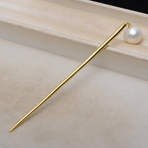 สร้อยข้อมือเงินแท้ S925 ประดับมุกบาโรก กิ๊บติดผมสไตล์วินเทจ เครื่องประดับเจ้าสาว DIY อุปกรณ์เสริม สร้อยข้อมือเปล่า 8-14 มม. รุ่น 5141 - Product Image 3