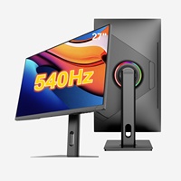 Moniteur de jeu incurvé professionnel OEM 4K 5K 24 27 pouces IPS avec base relevable, sans bordure, 165Hz 240Hz 540Hz, 99% sRGB, 1ms