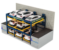Système de stationnement modulaire Shin Innovation série PSHS avec quatre crochets anti-chute, capteurs anti-collision, capacité de charge de 2500 kg pour parking automobile