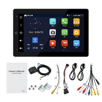 Produk baru 2din 9.7 inci layar sentuh Stereo mobil dengan Carplay Android radio Carstereo