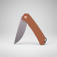 Couteau de poche pliant haut de gamme à lame pointue, manche en Micarta, couteau tactique EDC pour camping, chasse et survie, fournisseur OEM ODM personnalisé