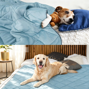 Dog Cooling Mat Cooling Mat for Dogs Machine Washable Dog Cooling Mat Foldable Cooling Blanket for Dogs Self Cooling Pet Bed <b>Pad</b> - Product Image 4