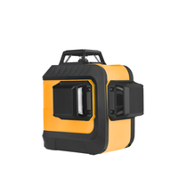 Niveau laser vert GSFixtop 4D 16 lignes mini pour la construction et le bricolage, nivellement des carreaux avec batterie Li-Ion et auto-nivellement