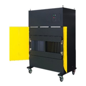Collecteur de poussière d'établi Kotohira Qinping Industry Kdc-Td2 W1200 D740 H1749 à chargement par le bas en acier, taux de purification 95 % - Product Image 2