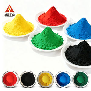 Pigmento de óxido de hierro de alta resistencia de color Xuang colorante masterbatch de plástico rojo amarillo negro colores dispersión uniforme óxido de hierro - Product Image 1