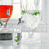 Premium draagbare glazen dranken dispenser tap, dranken- en bierdispenser, bruiloft biertoren, modern design, grote capaciteit, feest