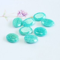 Produsen Aiyu: Grosir Kristal Alami Cabochon Citrine Amethyst, Potongan Telur Merpati 20*15mm Untuk Pembuatan Perhiasan