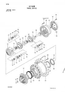 <span class=keywords><strong>ZX200</strong></span>-3 <span class=keywords><strong>ZX200</strong></span>-5G ZX210-3 ZX210-5G <span class=keywords><strong>FInal</strong></span> <span class=keywords><strong>Drive</strong></span> untuk HITACHI suku cadang penggali 9233692 9261222 HMGF40FA Motor Travel hidrolik - Product Image 6