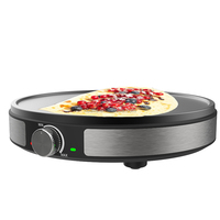 Aifa Machine à crêpes électrique antiadhésive à double poêle pour le contrôle de la température de la marmite à crêpes domestique